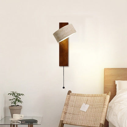 Wabi-Sabi Cavity Stone LED Wall Lamp