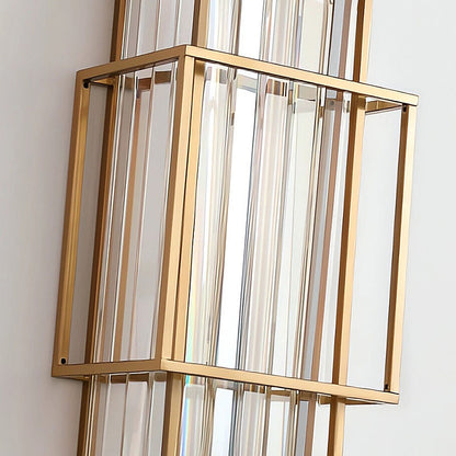 Crystal Stainless Steel LED Wall Lamp