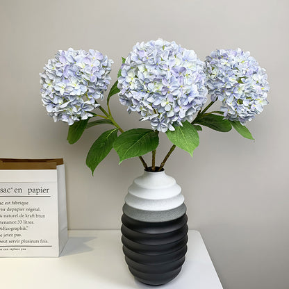 Simulated Hydrangea With Long Branches And Four Leaves