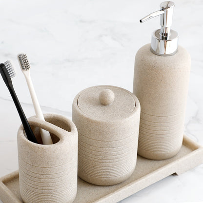 Dispenser Bathroom Accessories Set 3pcs