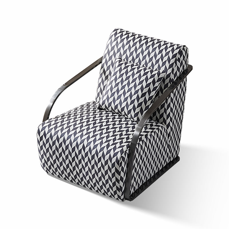 Comfortable Armchair Houndstooth Single Sofa