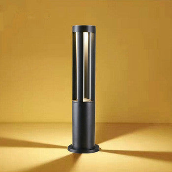 Modern Vertical LED Bollard Light for Garden