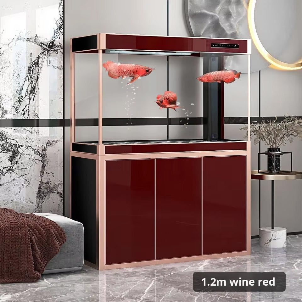 Smart Aluminum Alloy Ultra White Glass Fish Tank