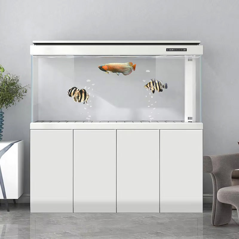 Modern Ultra White Aluminum Alloy Fish Tank