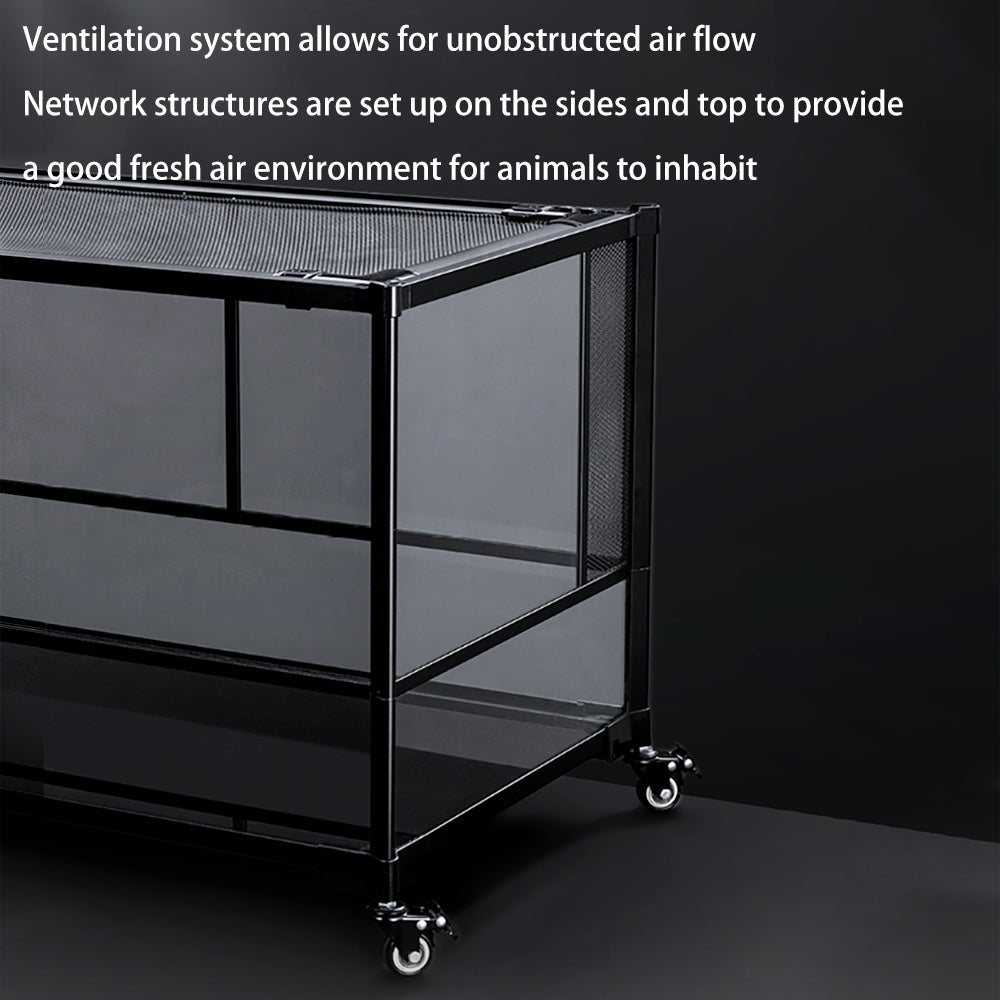 Custom 120 Gallon Vertical Reptile Terrarium