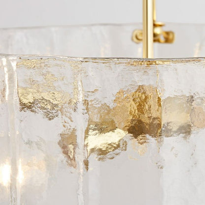 Подвесной светильник из хромированного железа