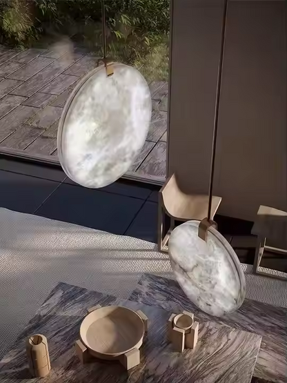 Alabaster Drop Chandelier