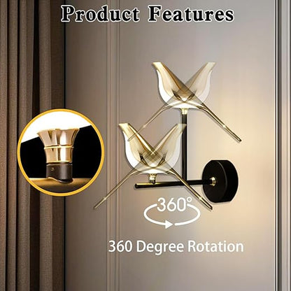 Nordic Retro Copper LED Wall Lamp