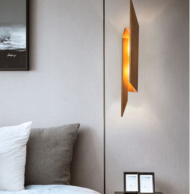 Gold Luxury Modern LED Wall Lamp