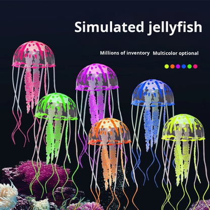 Realistic 5cm Silicone Floating Jellyfish