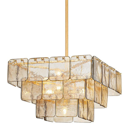 Hotel Restaurant Champagne Gold Chandelier