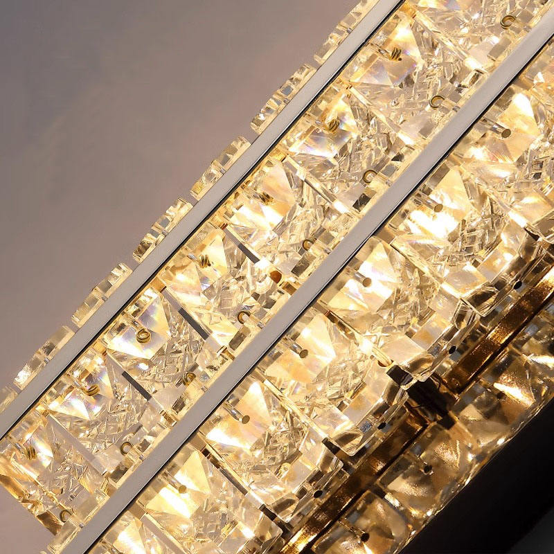 Elegant Modern LED Crystal Wall Lights