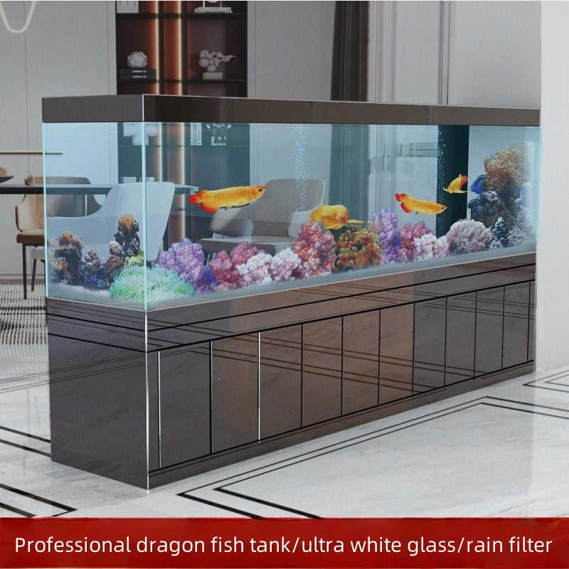 Customized Luxury Glass Aquarium with Cabinet