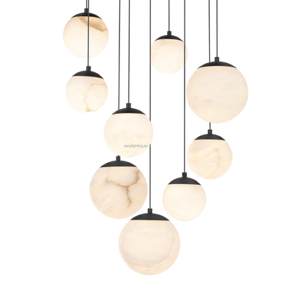 Handcrafted Alabaster Chandelier