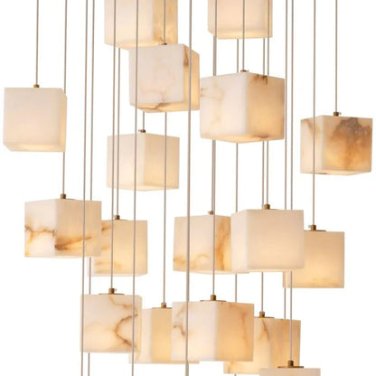 Alabaster Pendant Lamp for Coffee Shop