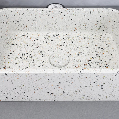 White Terrazzo Wash Hand Basin
