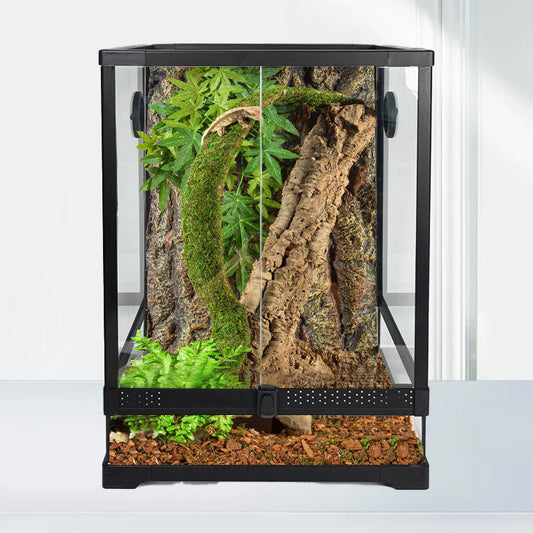 Rainforest Glass Terrarium Reptile Breeding Tank