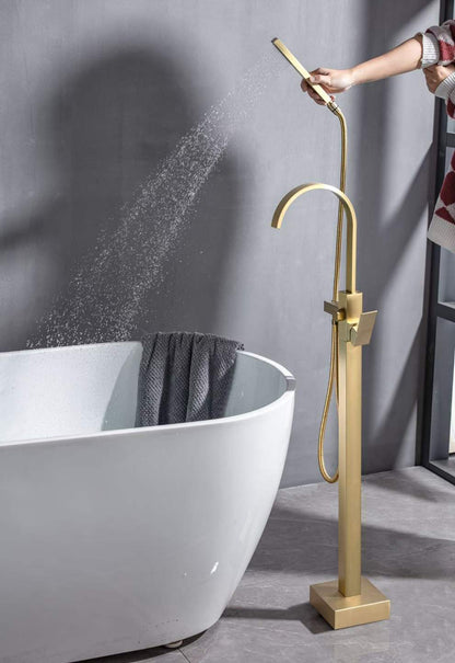 Multi-finish Modern Bathtub Faucet 61007