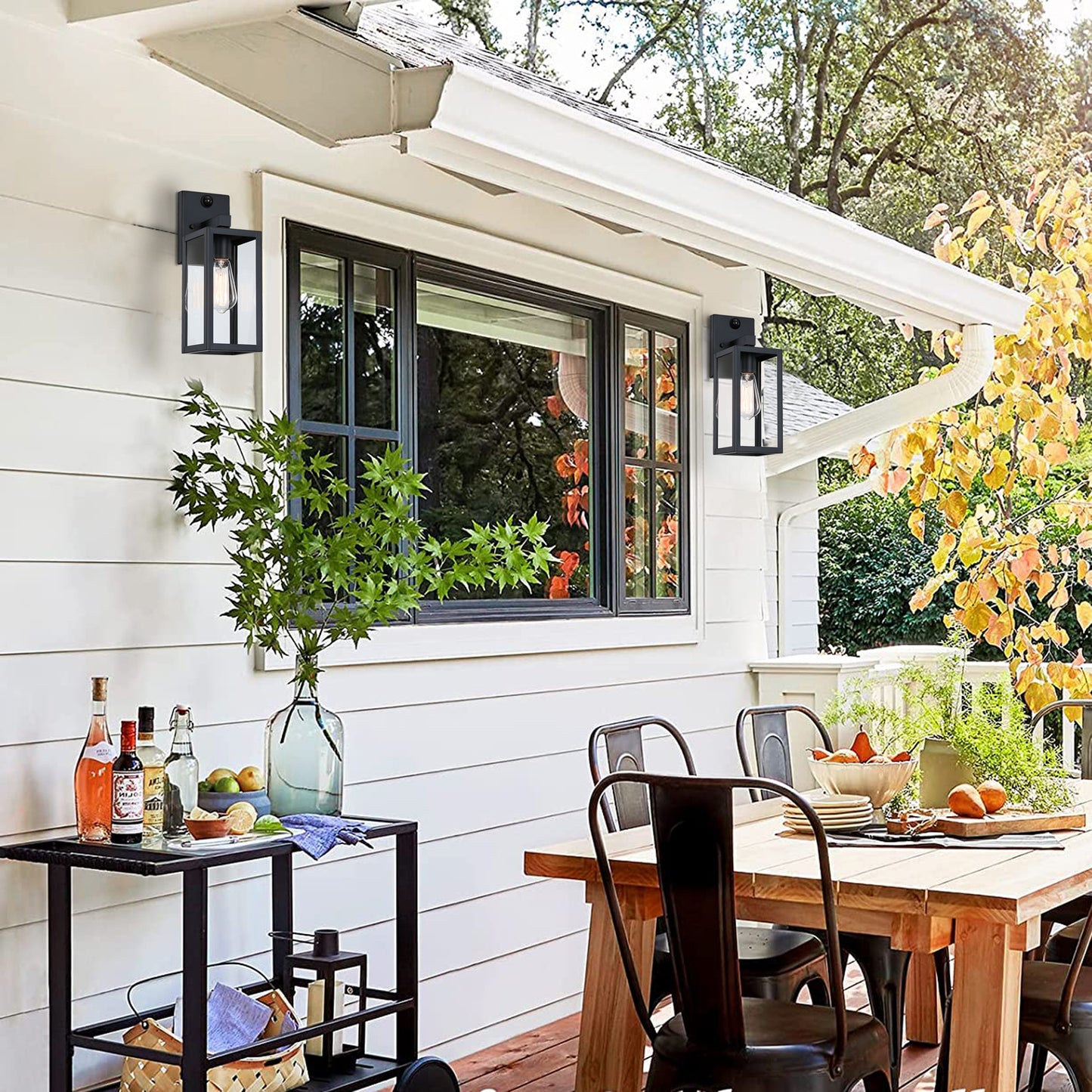 Vintage Iron Outdoor Wall Light