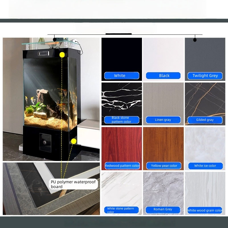 Rectangle Big Aquarium with Filtration for Living Room