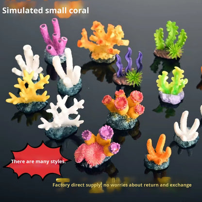 Resin Coral Starfish Aquarium Ornament