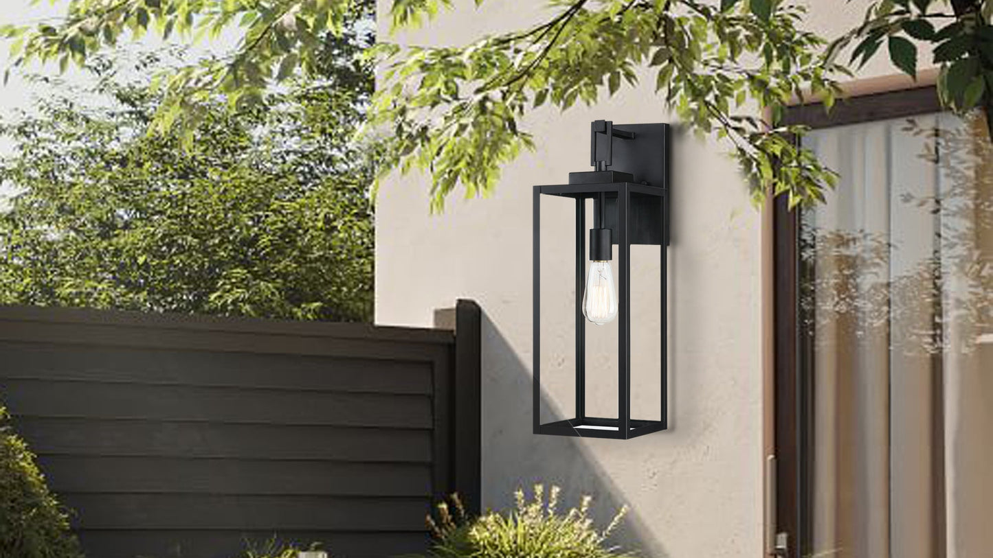 White Glass Outdoor Lighting