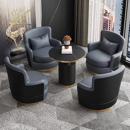 Leather Or Fabric Single Sofa