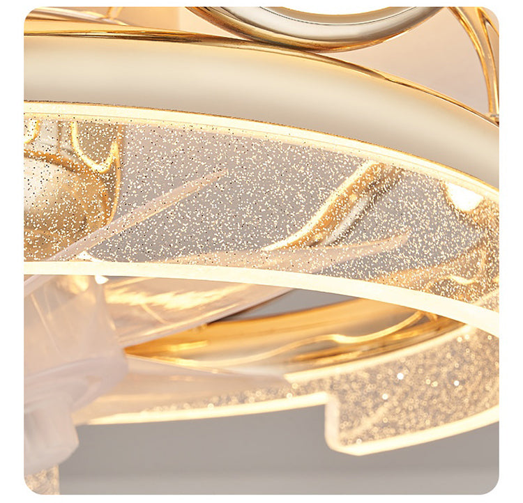 Modern Sleek Fan Light