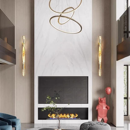 Elegant Glass Luxury Indoor Wall Lamp