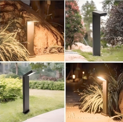 Modern Square LED Bollard Light for Garden
