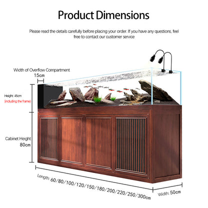 2026 Ultra-Clear Glass Large Fish Tank