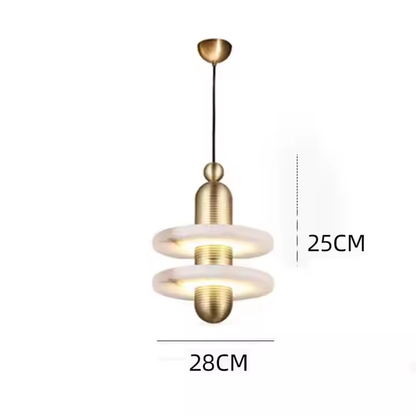 Natural Alabaster Chandelier