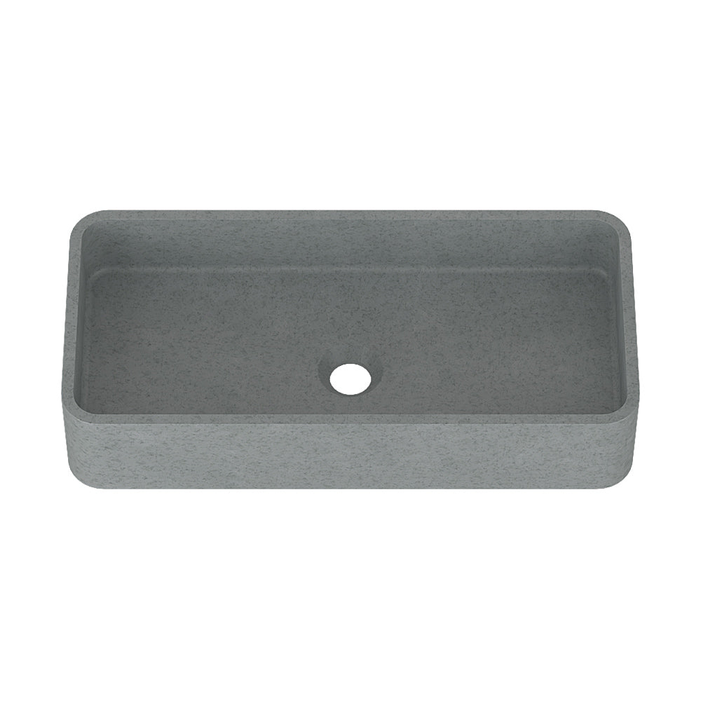 Rectangular Concrete Bathroom Wash Basin