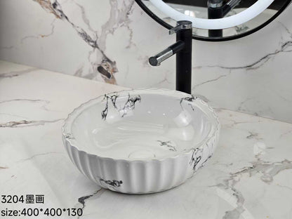 Elegant Bathroom Ceramic Basin