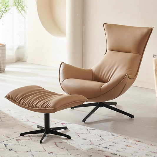 Modern Luxury Genuine Leather Swivel Office Chair