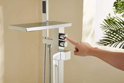 Modern Sturdy Easy Install Bathtub Faucet 71002