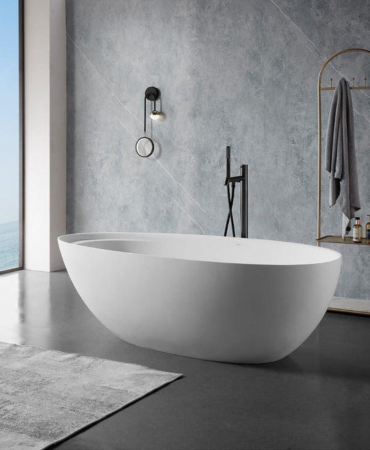 Comfortable Artificial Stone Bathtub