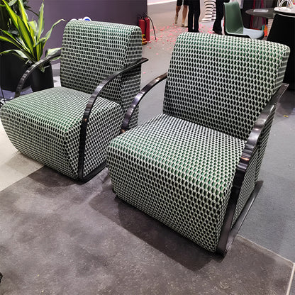 Comfortable Armchair Houndstooth Single Sofa