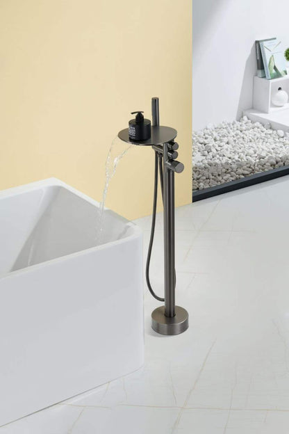 Floor-mounted Storage Shelf Bathtub Faucet 81007-Y