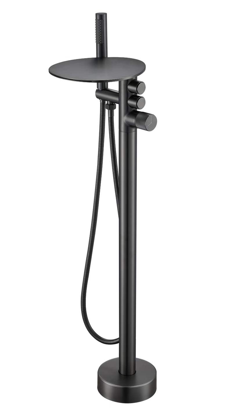 Floor-mounted Storage Shelf Bathtub Faucet 81007-Y