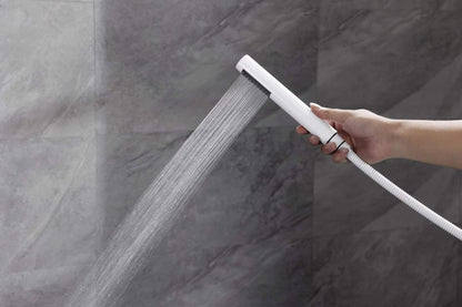 White Floor-mounted Bathtub Faucet 81007-9
