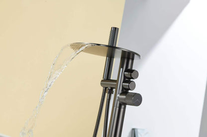 Floor-mounted Storage Shelf Bathtub Faucet 81007-Y