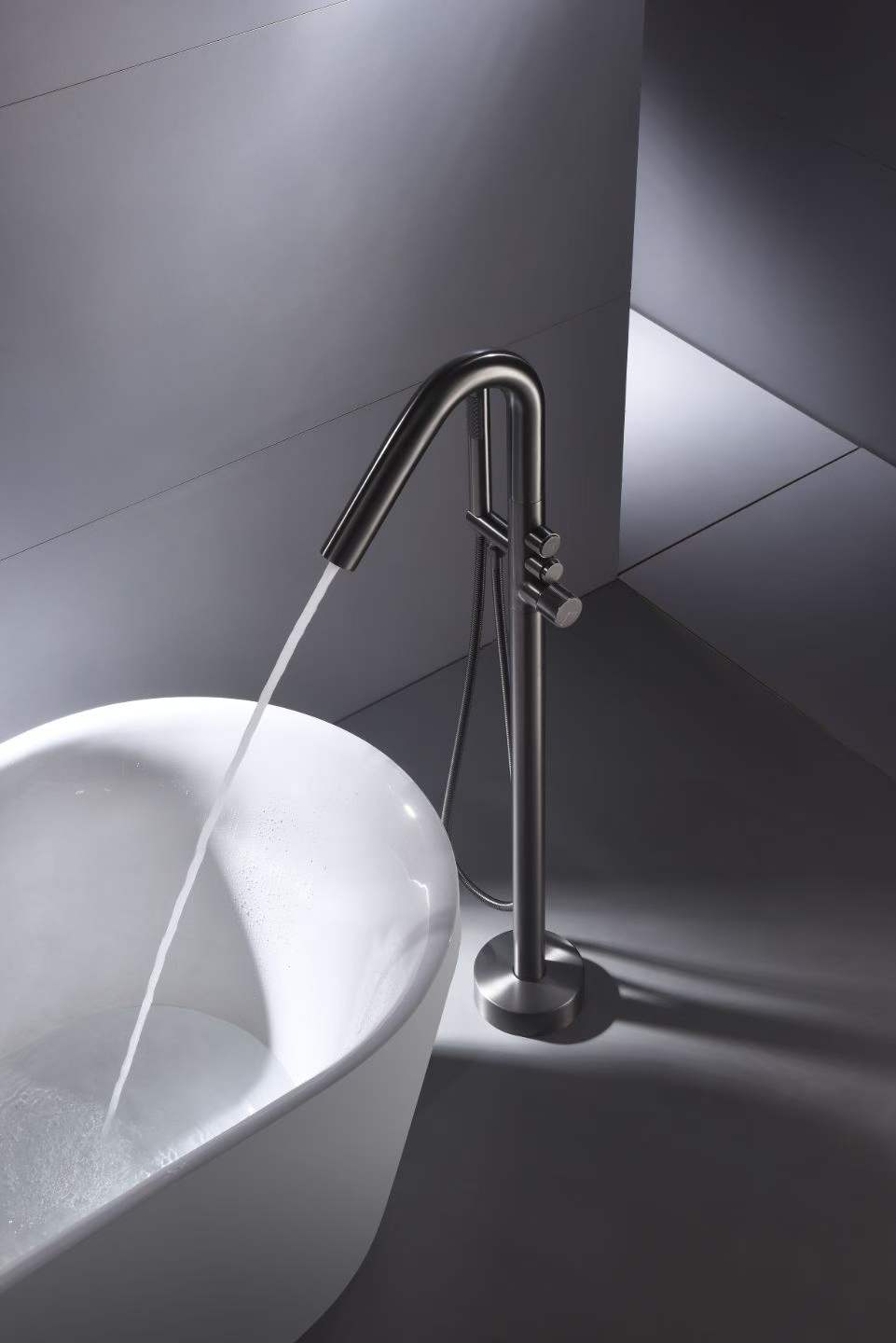 Stable Floor-mounted Bathtub Faucet 81009
