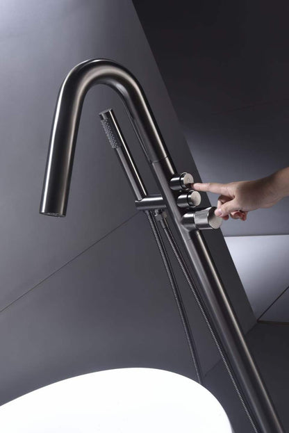 Stable Floor-mounted Bathtub Faucet 81009