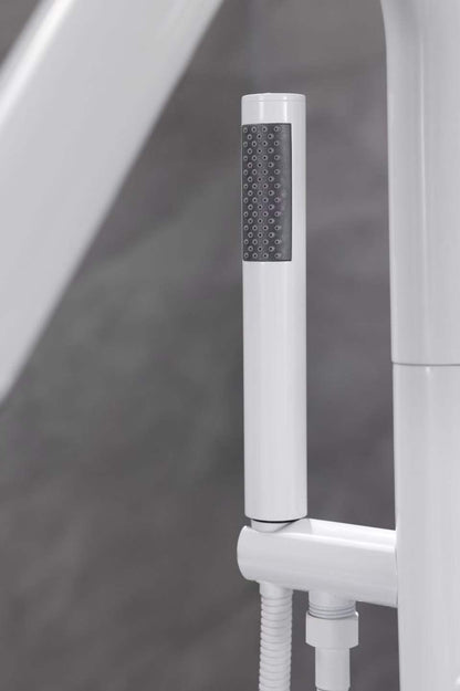 Premium White Copper Durable Bathtub Faucet 81009