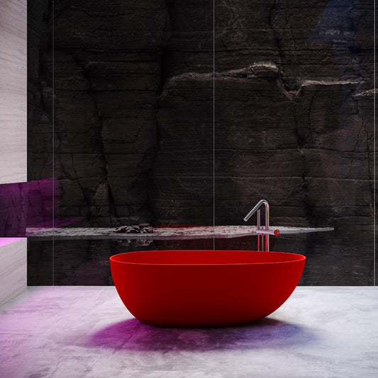 Artificial Stone Colored Bathtub
