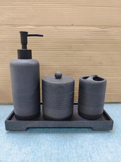 Dispenser Bathroom Accessories Set 3pcs