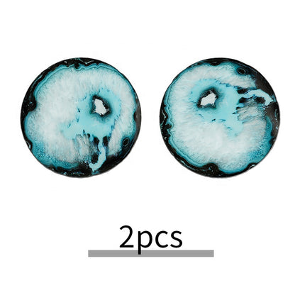Подставка под стакан из агата, 4 дюйма, набор Deft Design