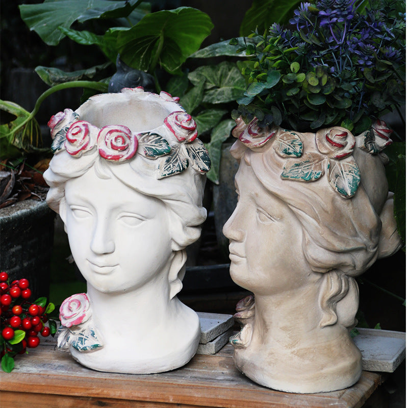 Статуя Венеры Бетонный Цветочный Горшок