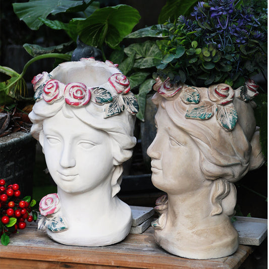 Venus Statue Concrete Flower Pot